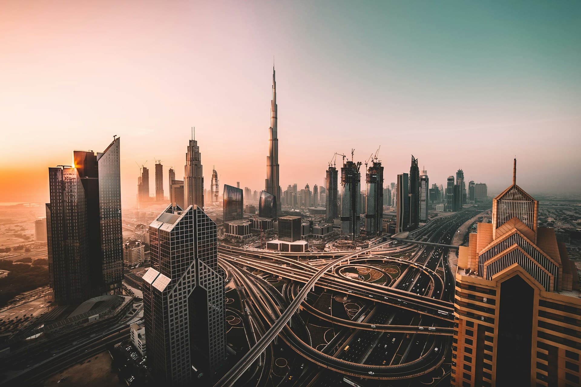 Dubai skyline representing Emirates International's UAE headquarters and global reach